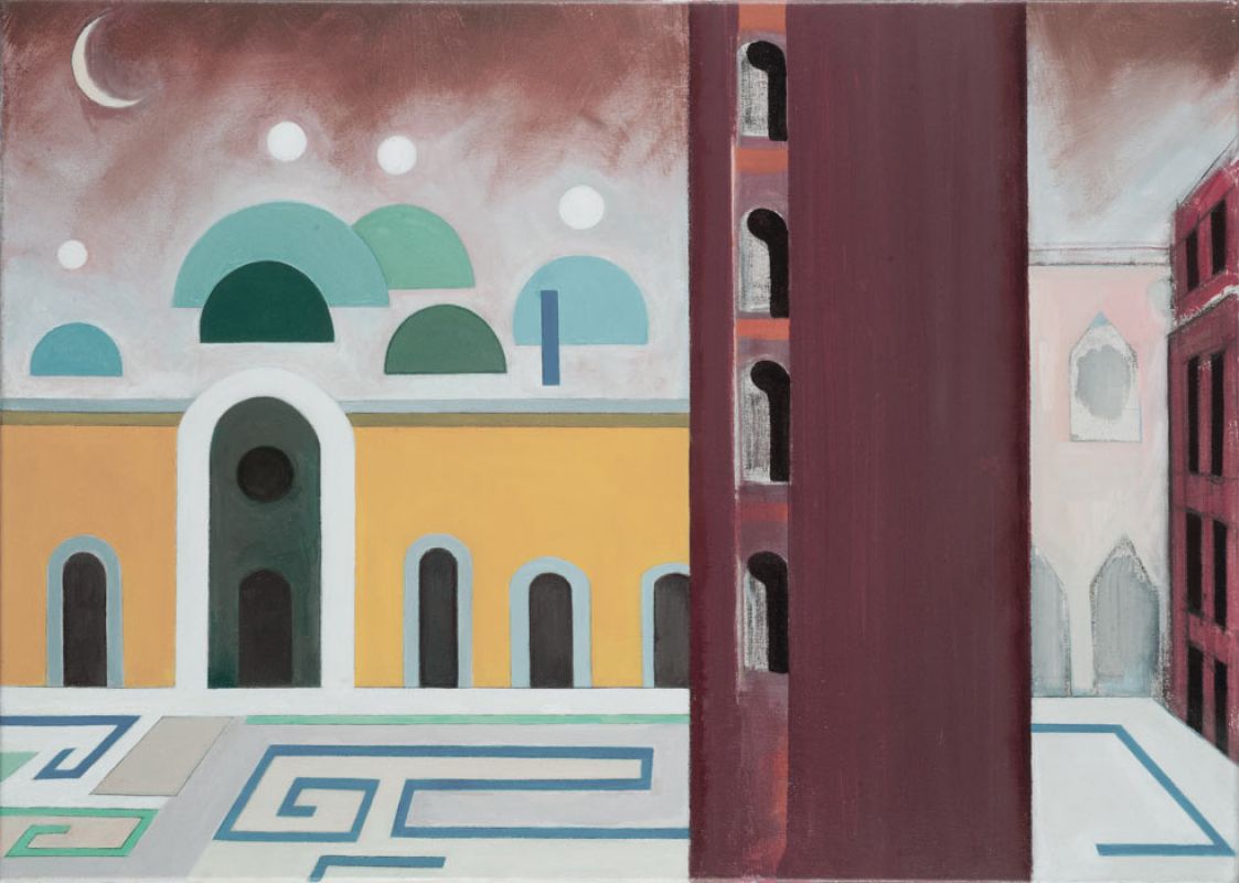 Bisanzio, 2011, olio su tela.