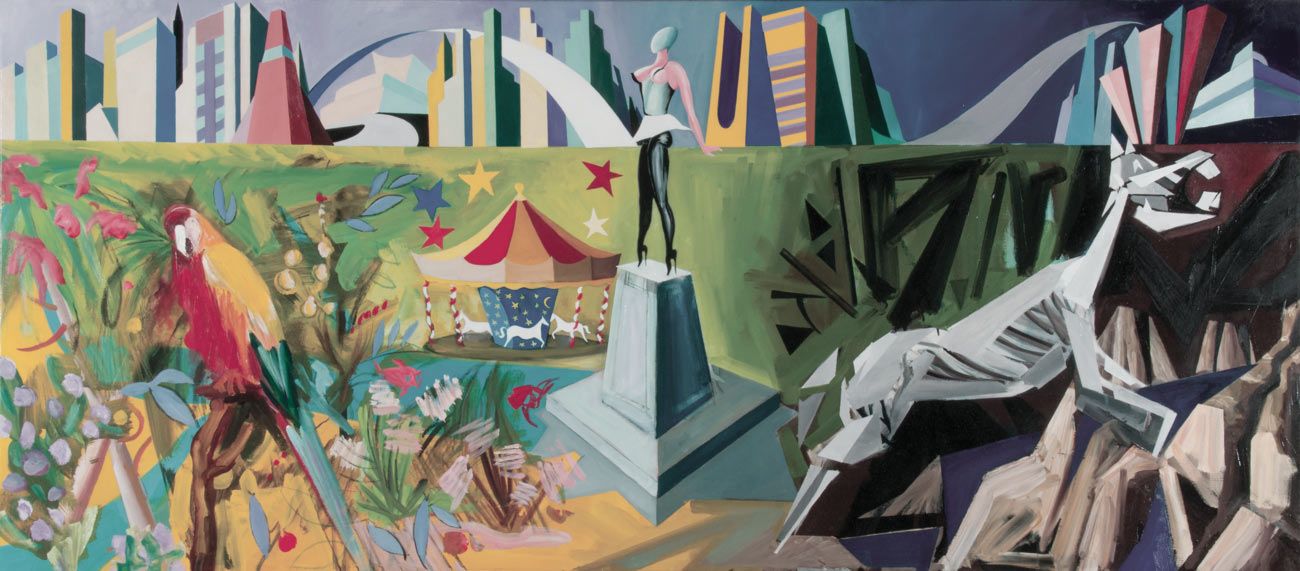 Allegoria (II). 2013, olio su tela.